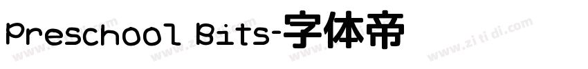 Preschool Bits字体转换